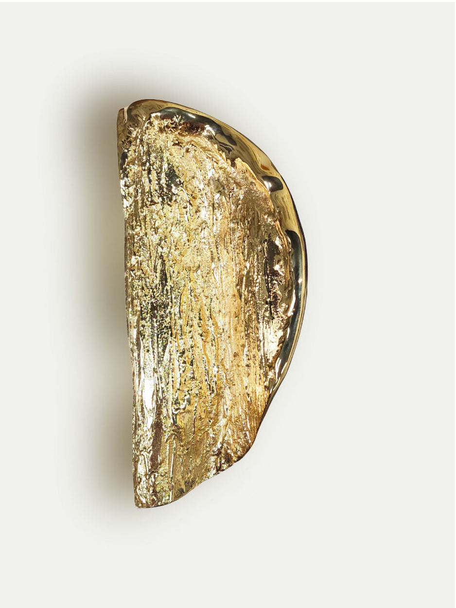 Gold D-Shaped Door Handle for luxury door entryways