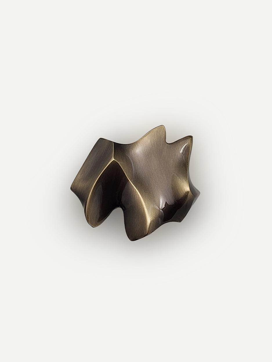 Handcrafted brass cabinet pulls designed for modern villas