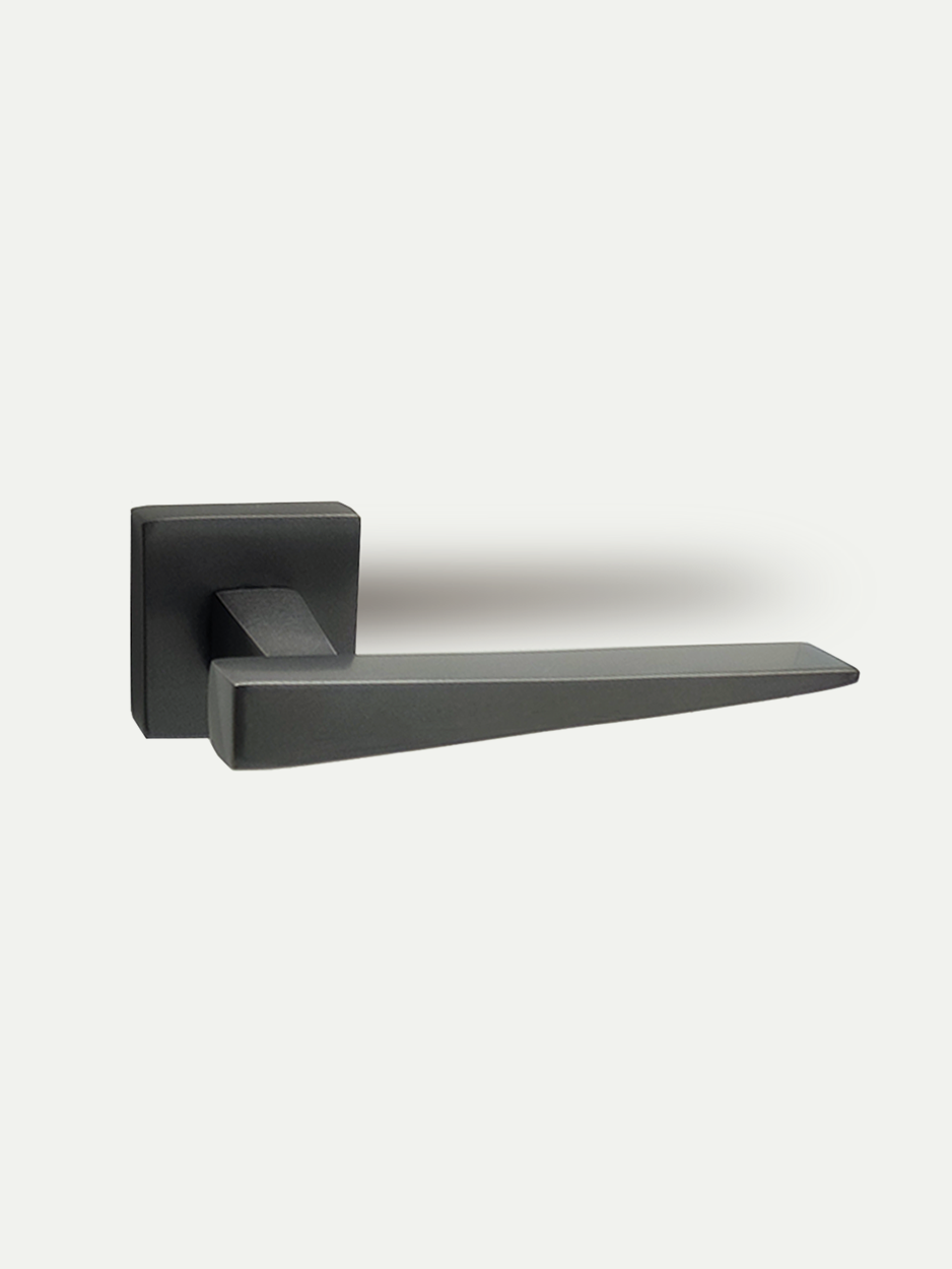 Contemporary Lever Mortise Handle for Bathroom or Bedroom Doors for Modern Interior Homes
