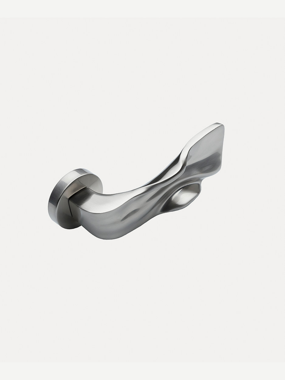 Luxury brass lever handles for timeless interior spaces