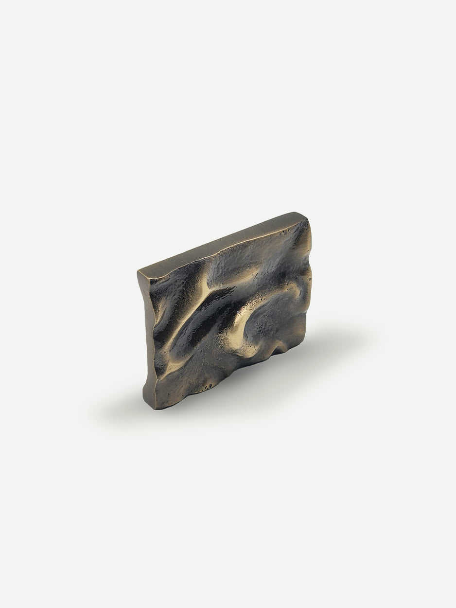 Luxury brass pulls for kitchen drawers and cabinets in bronze