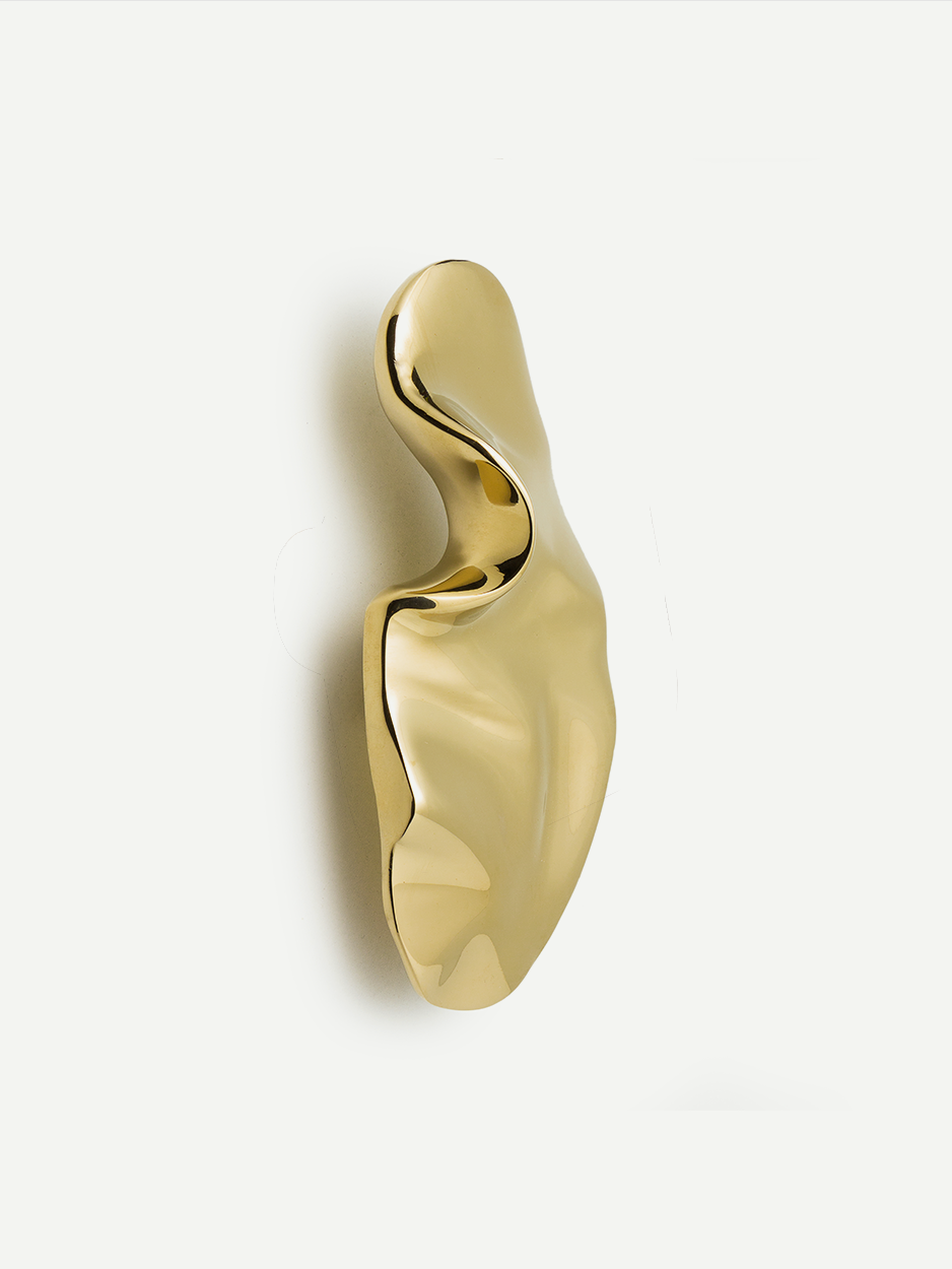 Handcrafted unique knobs for luxury bathroom vanities.